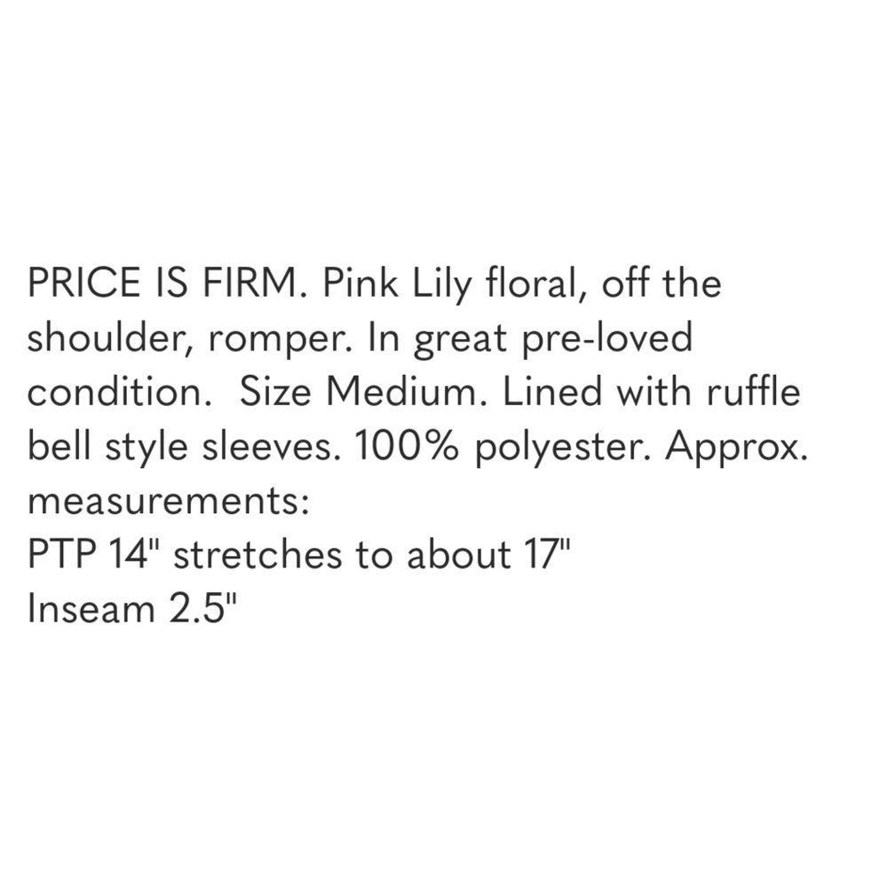 ☀️ Summer Clearance Sale! Pink Lily Floral Romper - Picture 9 of 9